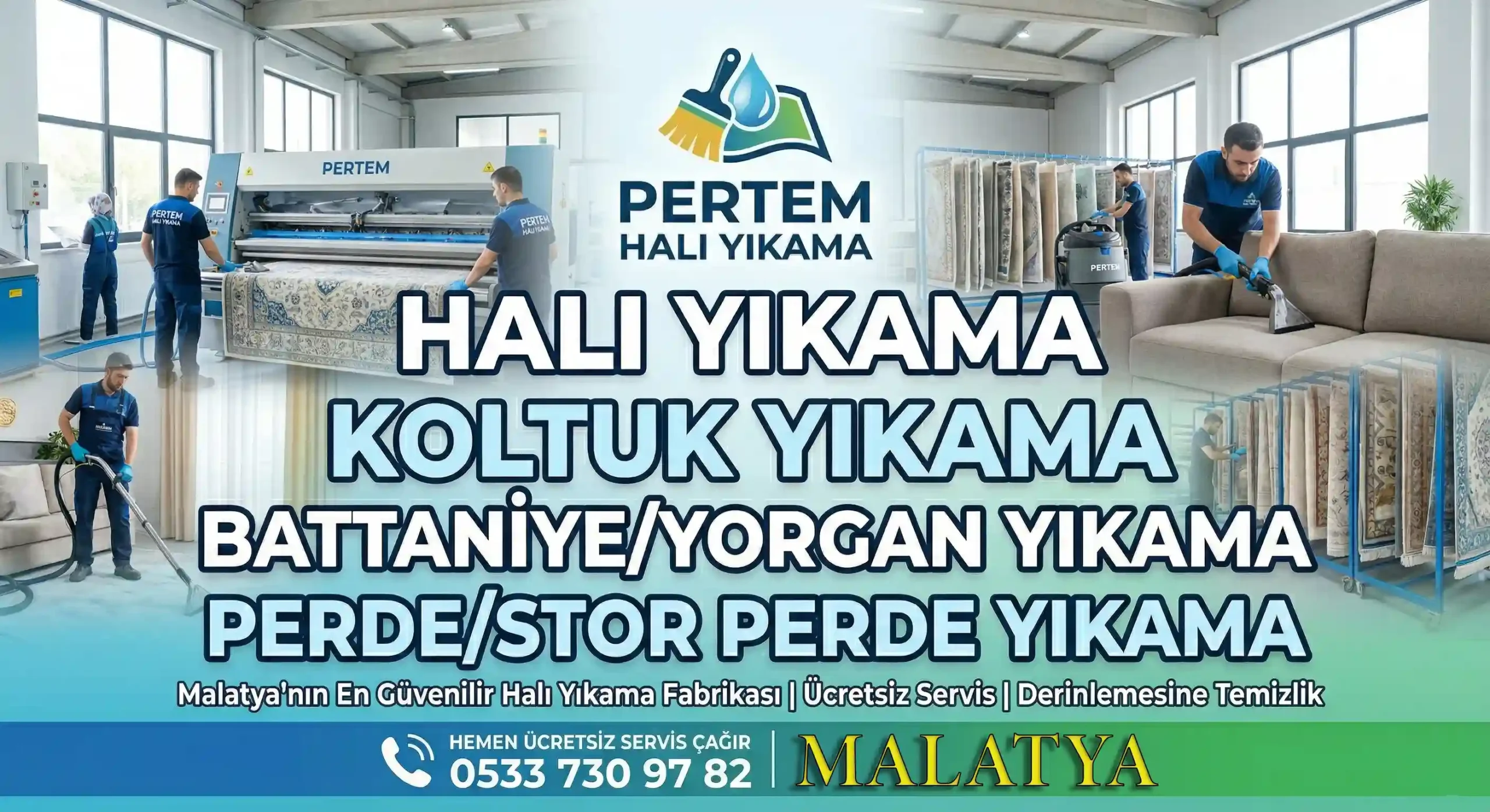 pertem halı yıkama profesyonel fabrika temizliği