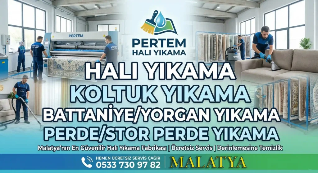 Malatya halı yıkama firmaları